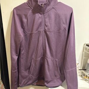 Champion Purple Full-Zip Long Sleeve Top